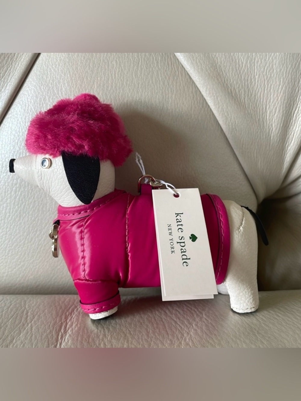 Kate Spade keychain Claude dachshund charm K9252.
